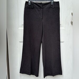 Rafaella Black With Cream Pin Stripe Pant